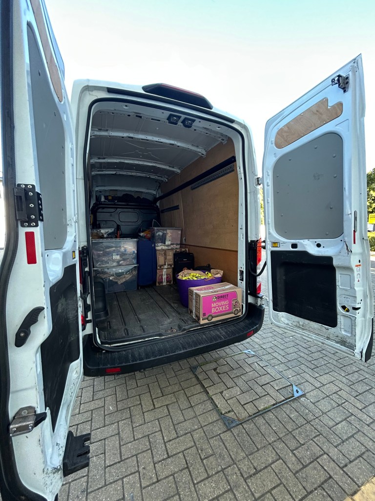 Moving a students belongings between house shares.